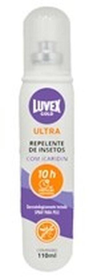 Repelente Para Mosquito da Dengue Luvex Gold Spray 10 Horas Com Icaridina 110ml