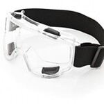 Óculos Ampla Visão VVision 400 Volk Antiembaçante e Antirrisco Lente Transparente CA 42919