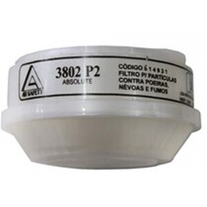 Filtro Químico 3802 Para Poeiras P2 Air Safety 514931