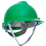 Capacete MSA V-GARD Completo Com Suspensão Push Key e Jugular Classe B CA 498