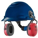 Capacete 3M Acoplado Com Abafador Tipo Concha Muffler