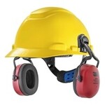 Capacete 3M Acoplado Com Abafador Tipo Concha Muffler