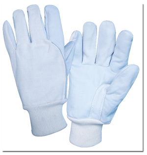 Luva – Vaqueta palma: dorso lona: punho malha