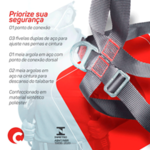 Cinturão Paraquedista Camper CP 1102 1 Ponto de Conexão